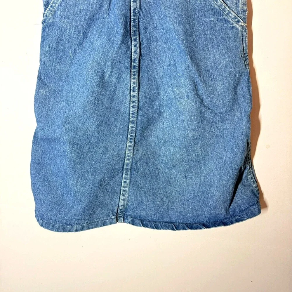 Vintage Osh Kosh Denim Jumper Dress Sz 6 READ Bib Overall Made USA‎ 31